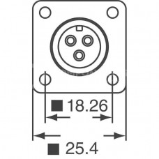 JL04V-2E10SL-3PE-B-R Круглый разъем