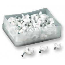 ROUND 8.0MM WHITE Зажим для кабеля
